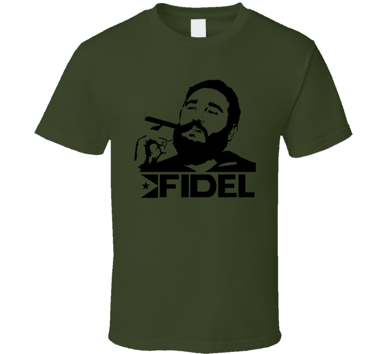 Fidel Castro Socialist Communism Cuba Support Trending Fan T Shirt