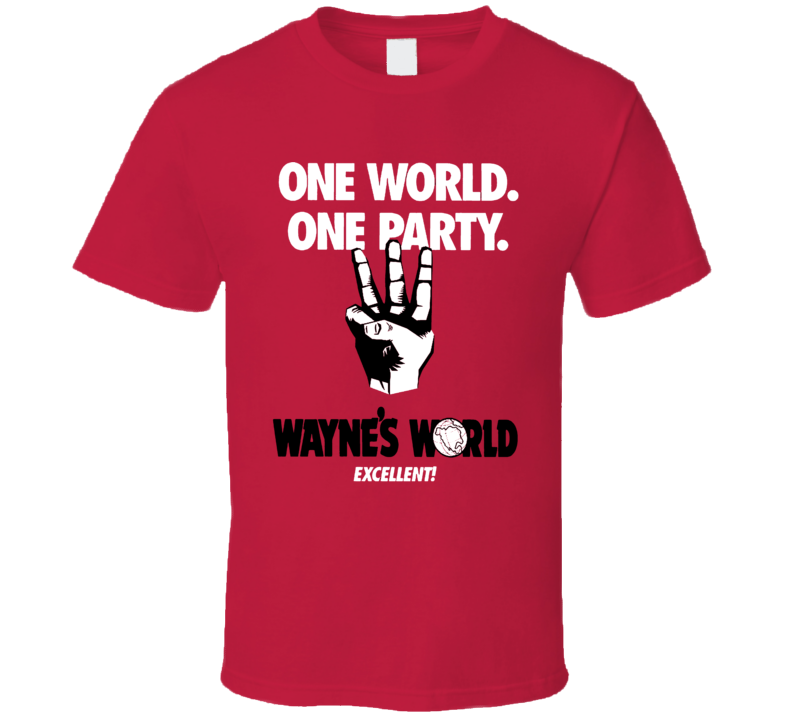 Waynes World Parody Fan Poster Funny Movie Fan T Shirt