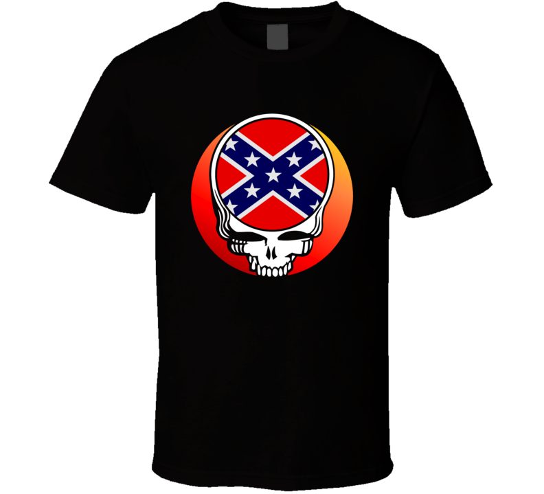 Deadhead Confederate Flag The South Redneck Truck Fan T Shirt