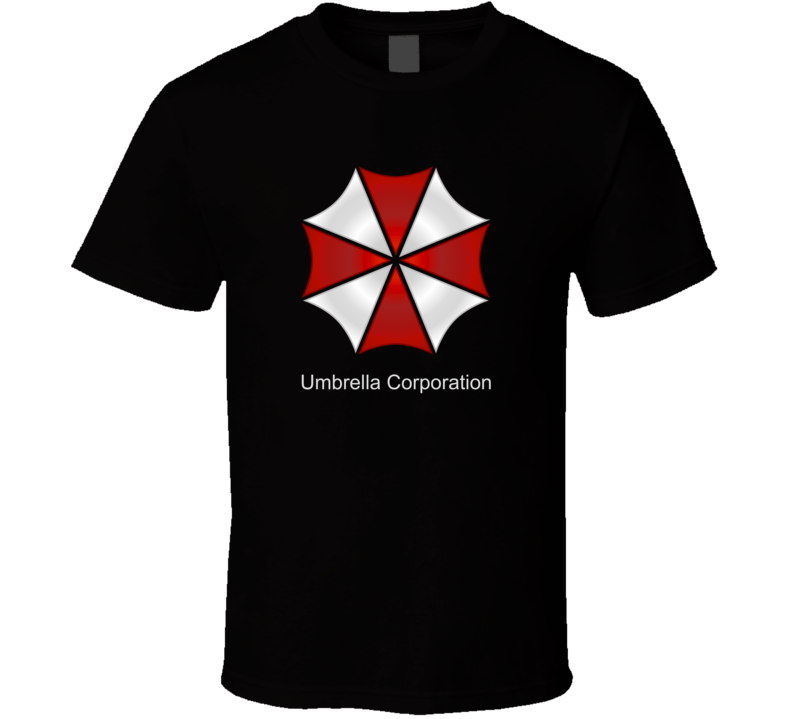 Umbrella Corporation Resident Evil Zombie Movie Parody Fan T Shirt