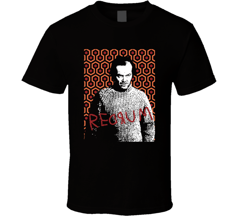 The Shining 80s Horror King Cult Kubrick Movie Parody Fan T Shirt