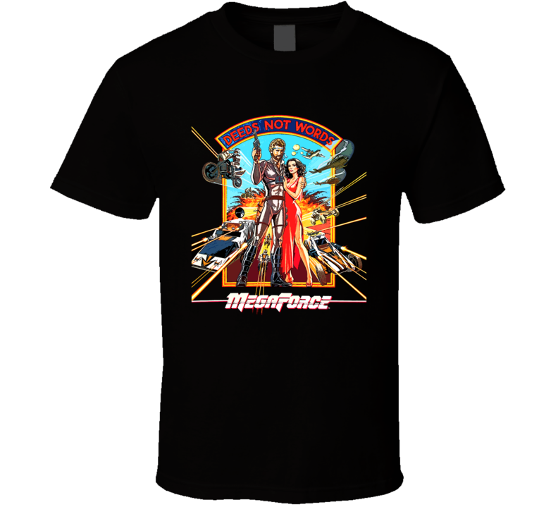 Megaforce 80s B Movie Action Parody Fan T Shirt
