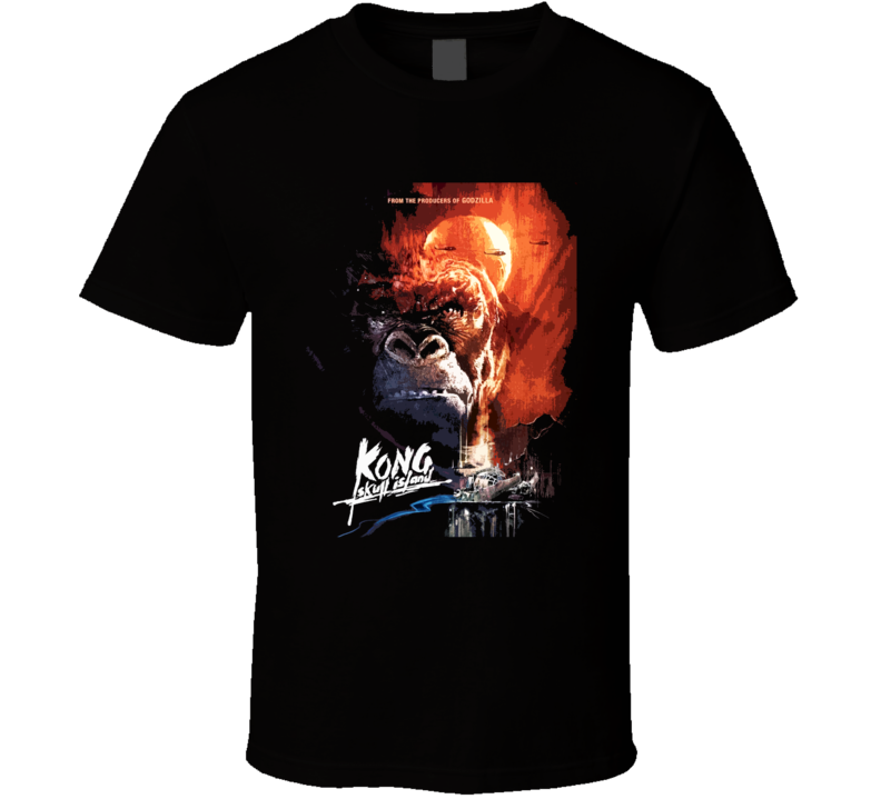 Kong Skull Island King Monster Movie Fan T Shirt