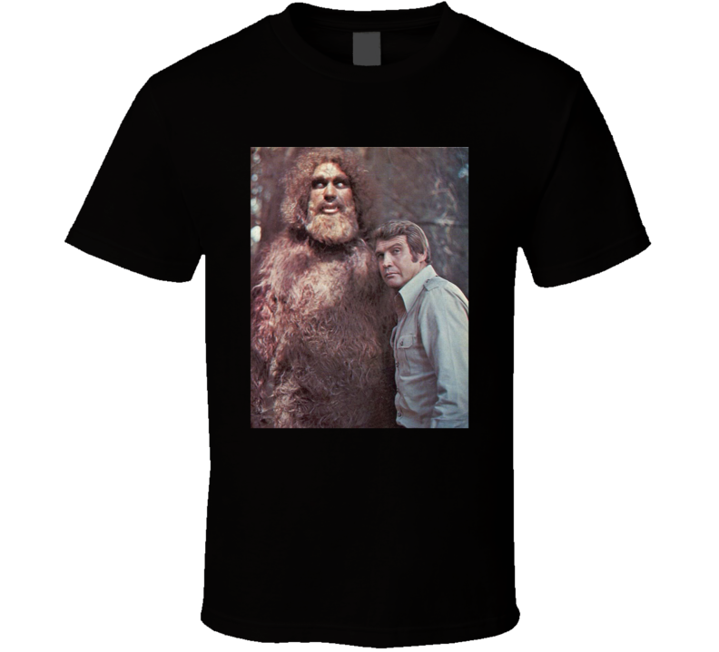 Six Million Dollar Man Retro 70s Bigfoot TV Fan T Shirt