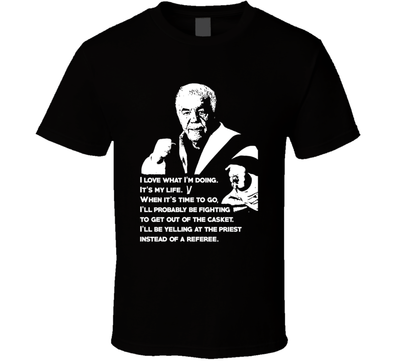 Lou Duva Boxing Legend Trainer RIP Hall Of Fame Fan T Shirt