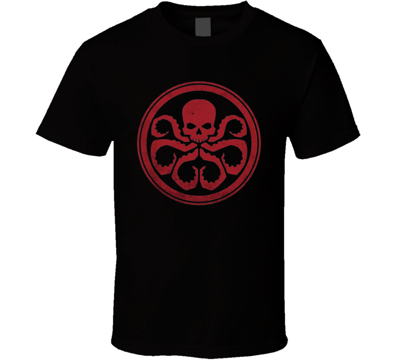 Hydra Villian Distressed Logo Parody Comic Fan Trending T Shirt