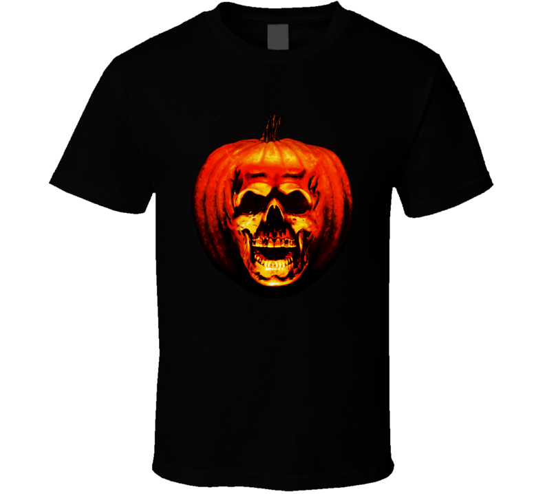Halloween Horror Michael Myers Pumpkin Movie Fan T Shirt