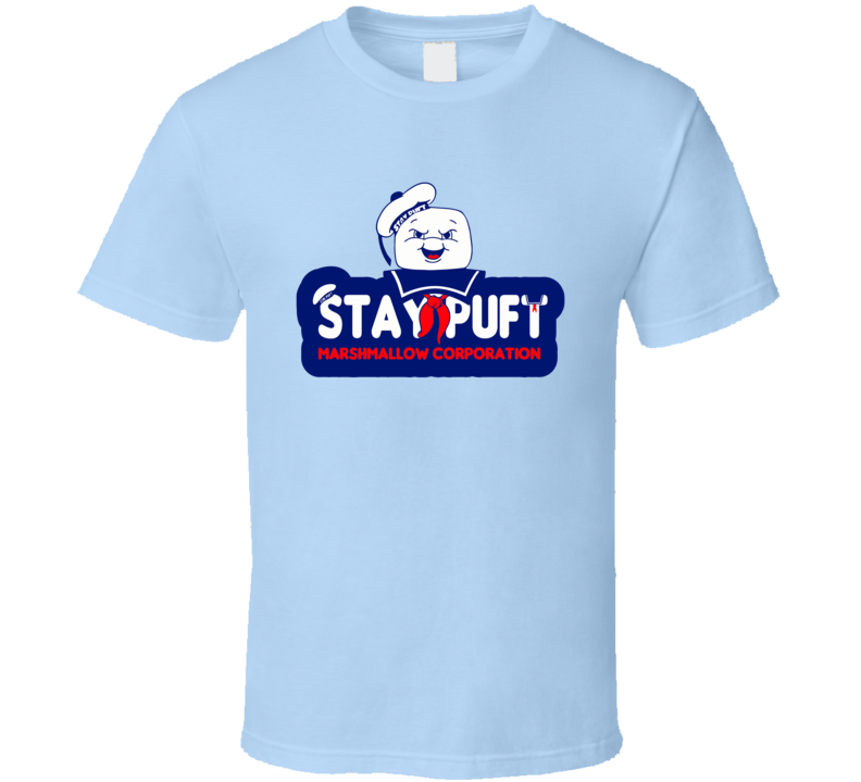 Stay Puft Marshmallow Ghostbusters Funny Movie Parody Fan T Shirt