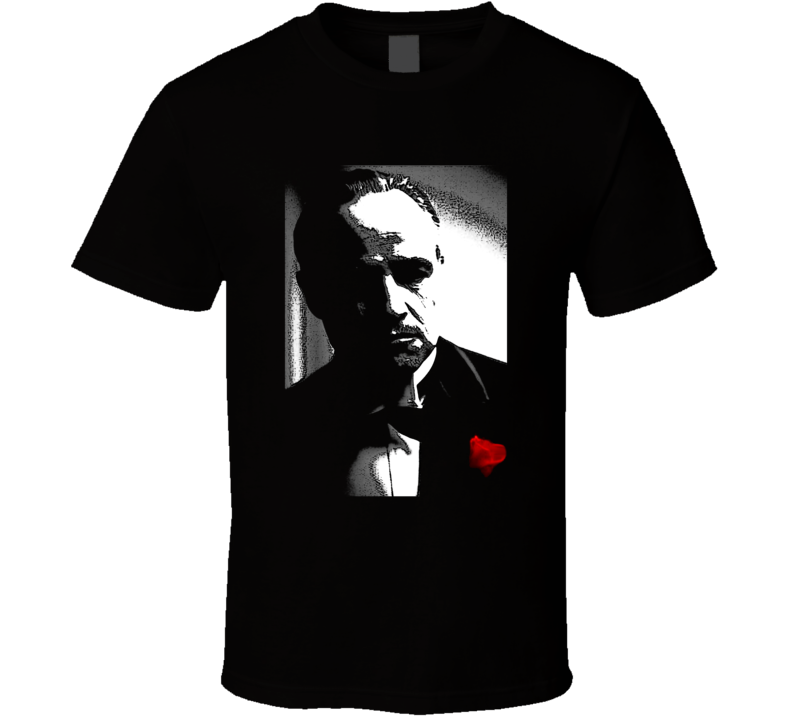 Godfather Don Vito Corleone Brando Mafia Gangster Movie Fan T Shirt