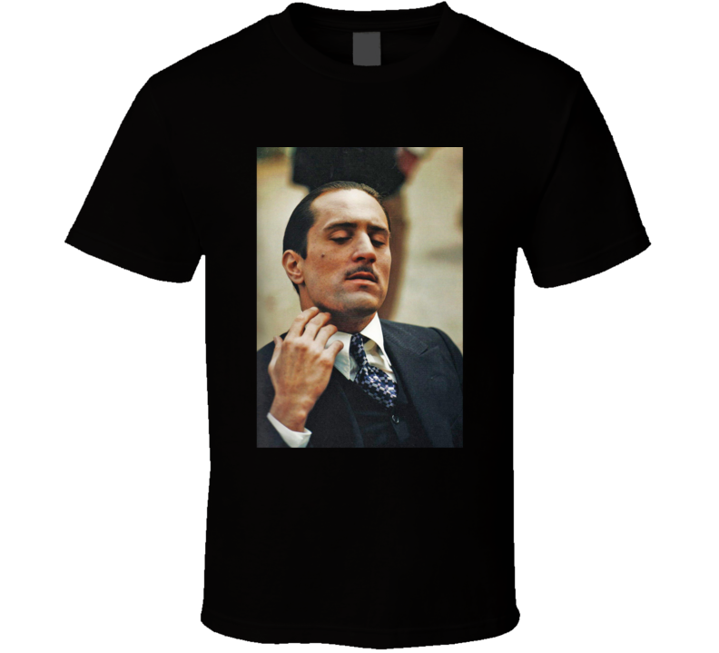 Godfather 2 De Niro Vito Corleone Mafia Classic Movie Fan T Shirt
