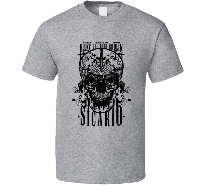 Sicario Mexican Drug Cartel Movie Fan T Shirt