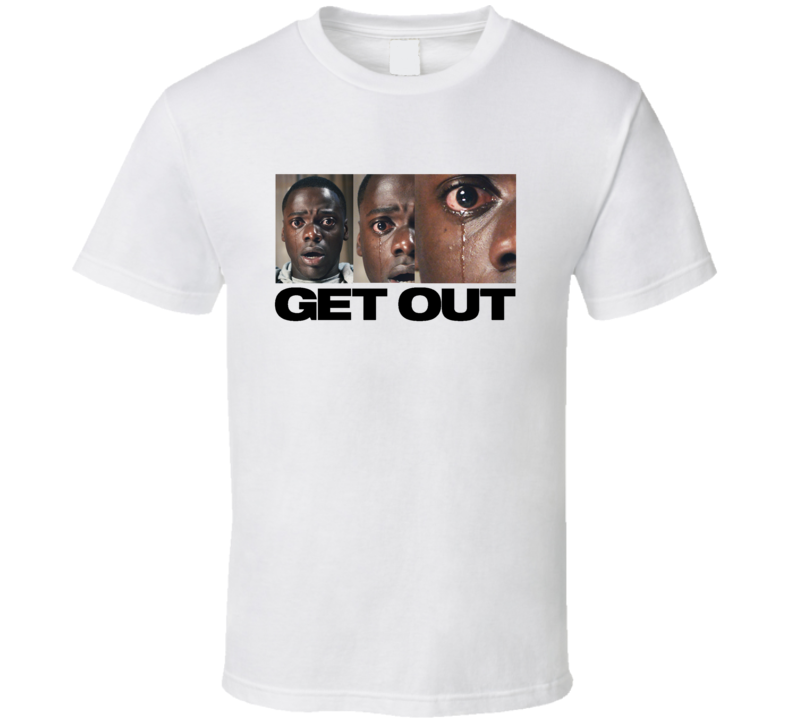 Get Out Jordan Peele Movie Thriller Parody Fan T Shirt