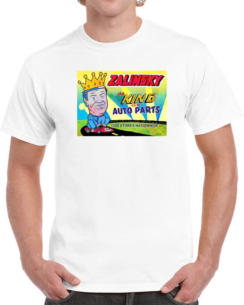 Zalinsky Auto Parts Tommy Boy Dan Aykroyd Parody Movie T Shirt
