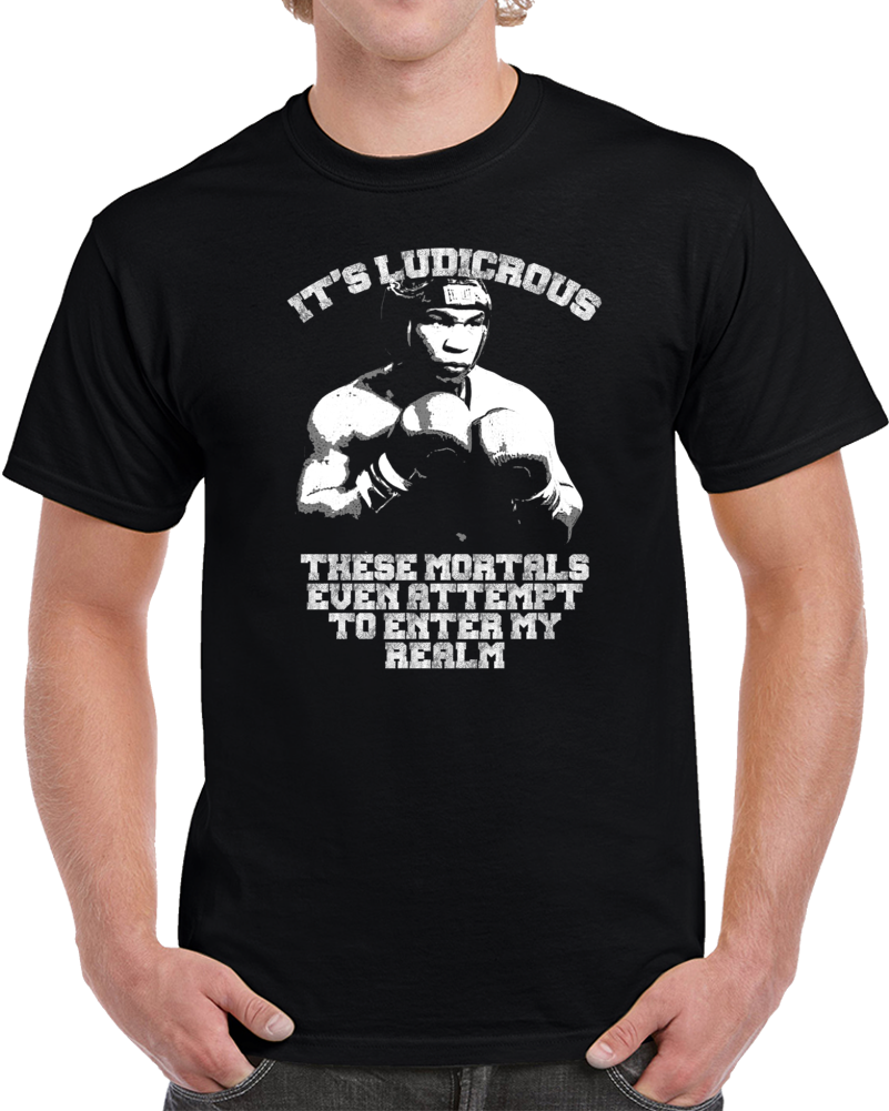 Mike Tyson Boxing Legend Boxer Quote Sports Fan T Shirt
