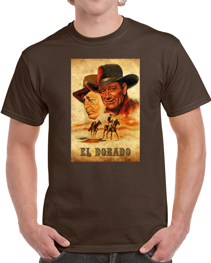 El Dorado 60s Western Classic Hawks Vintage Movie Fan T Shirt
