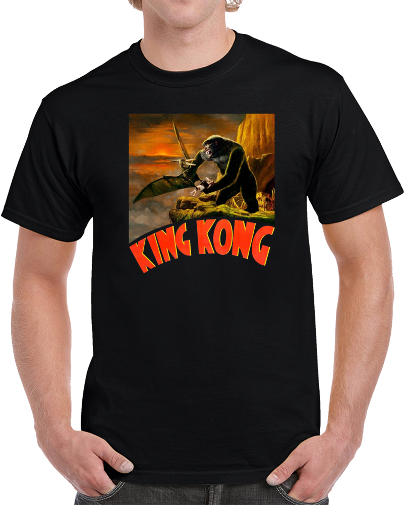 King Kong 1933 Classic Cult Monster Movie Fan T Shirt