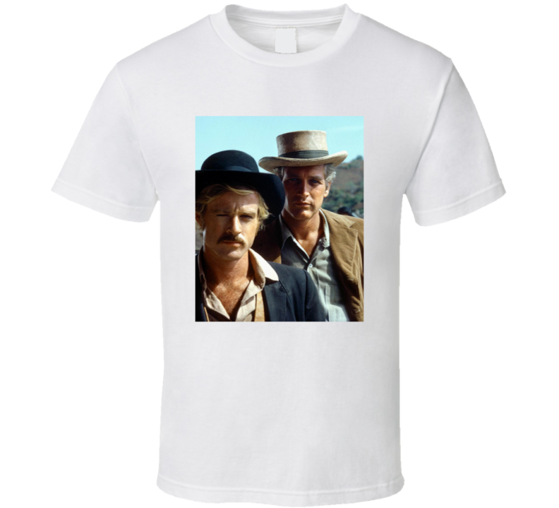 Butch Cassidy And The Sundance Kid Redford Newman Classic Western Movie Fan T Shirt