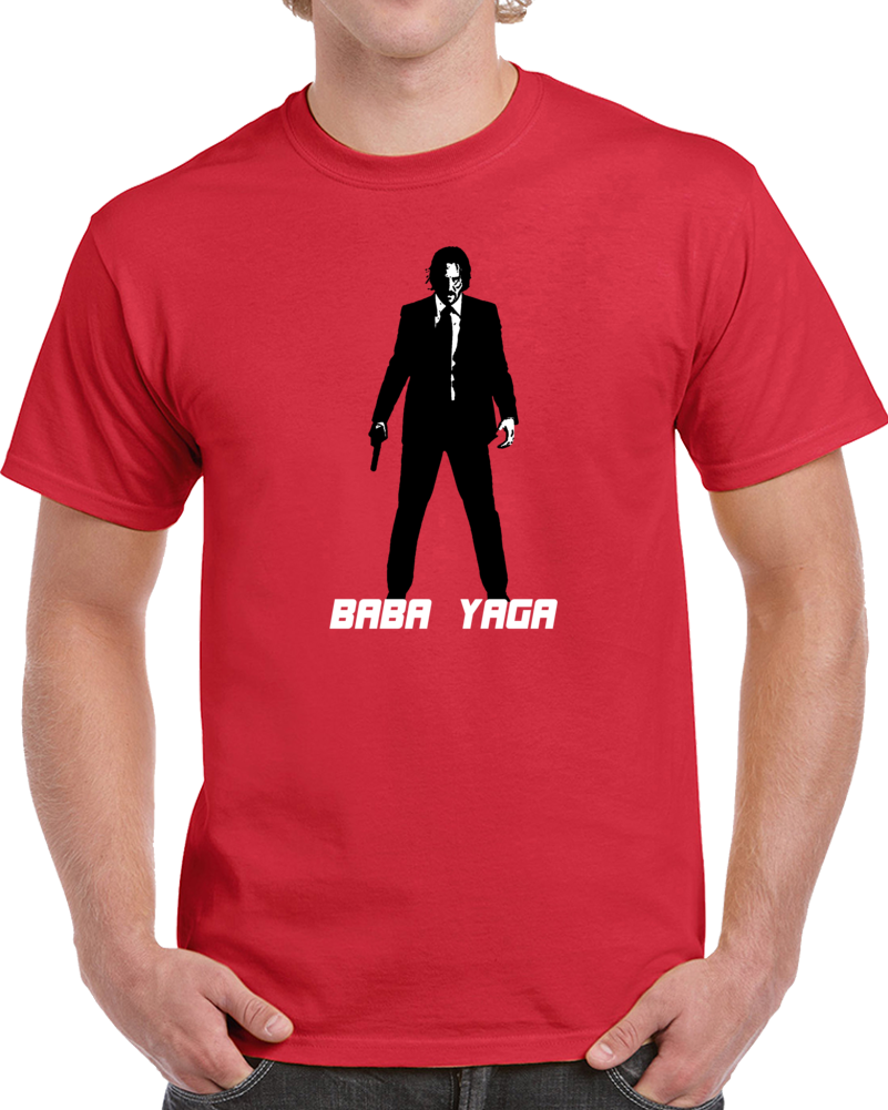 John Wick Baba Yaga Keanu Reeves Legend Movie Parody Fan T Shirt
