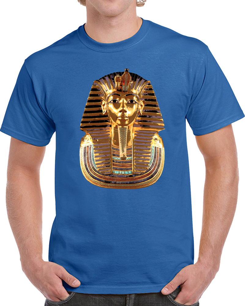 King Tut Mask Tutankhamun Egyptian Nubian Africa Mummy T Shirt