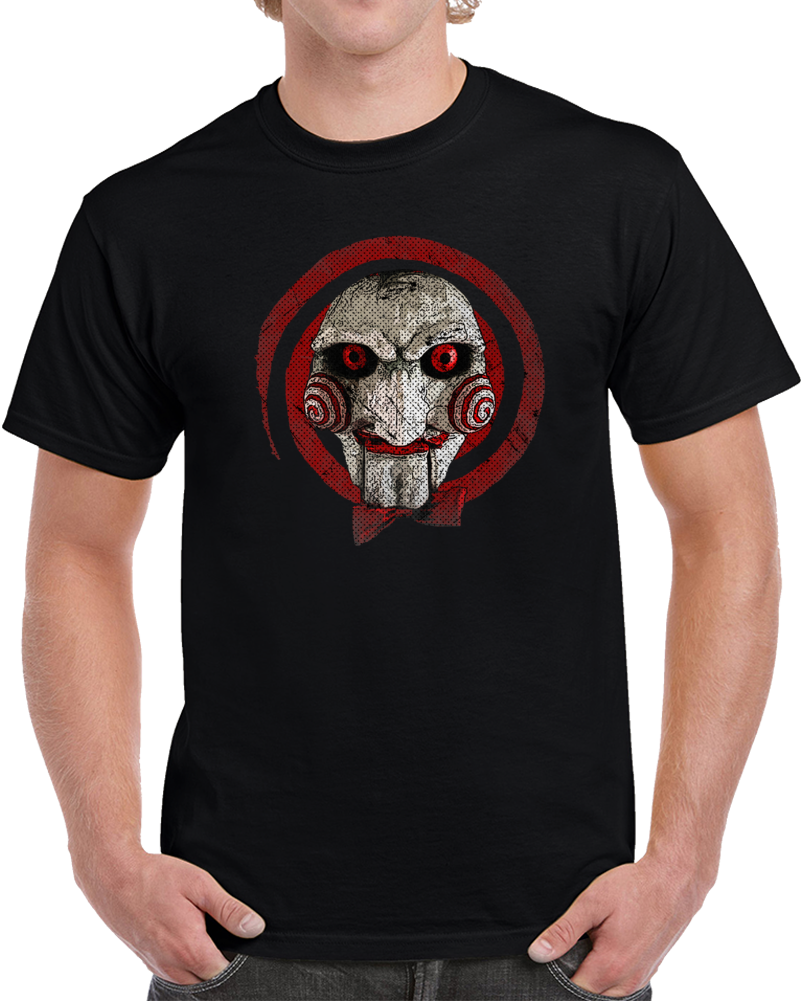 Jigsaw Saw Horror Thriller Cult Classic Movie Fan T Shirt