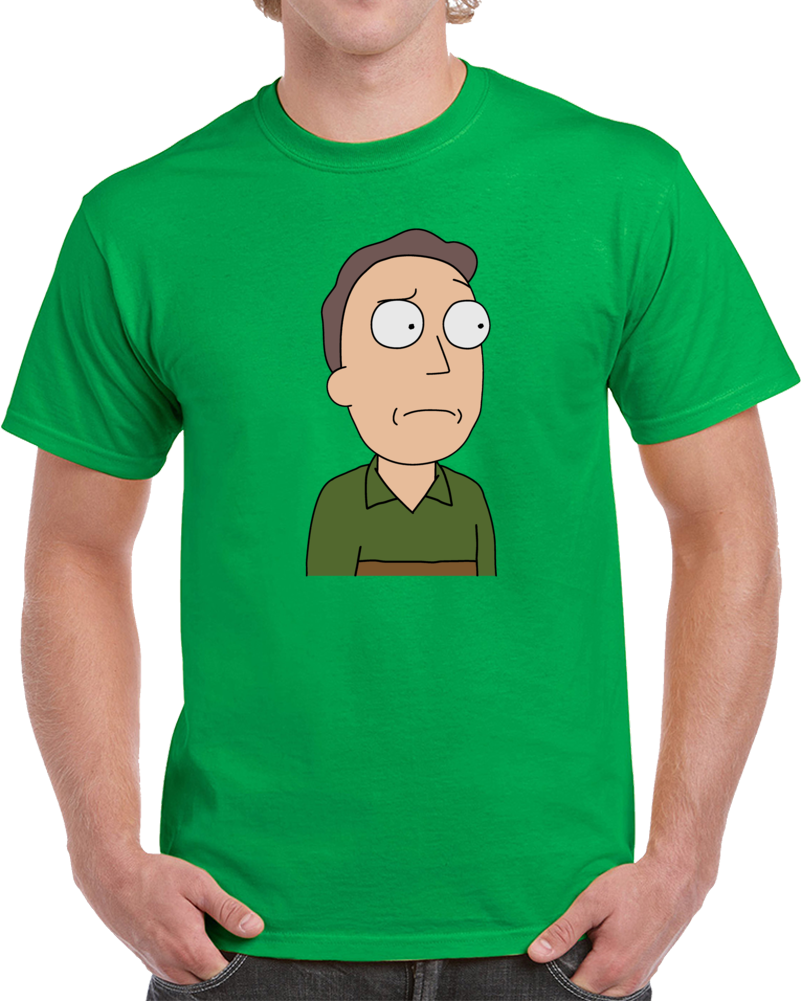 Rick And Morty Jerry Smith Funny Cartoon Tv Fan T Shirt
