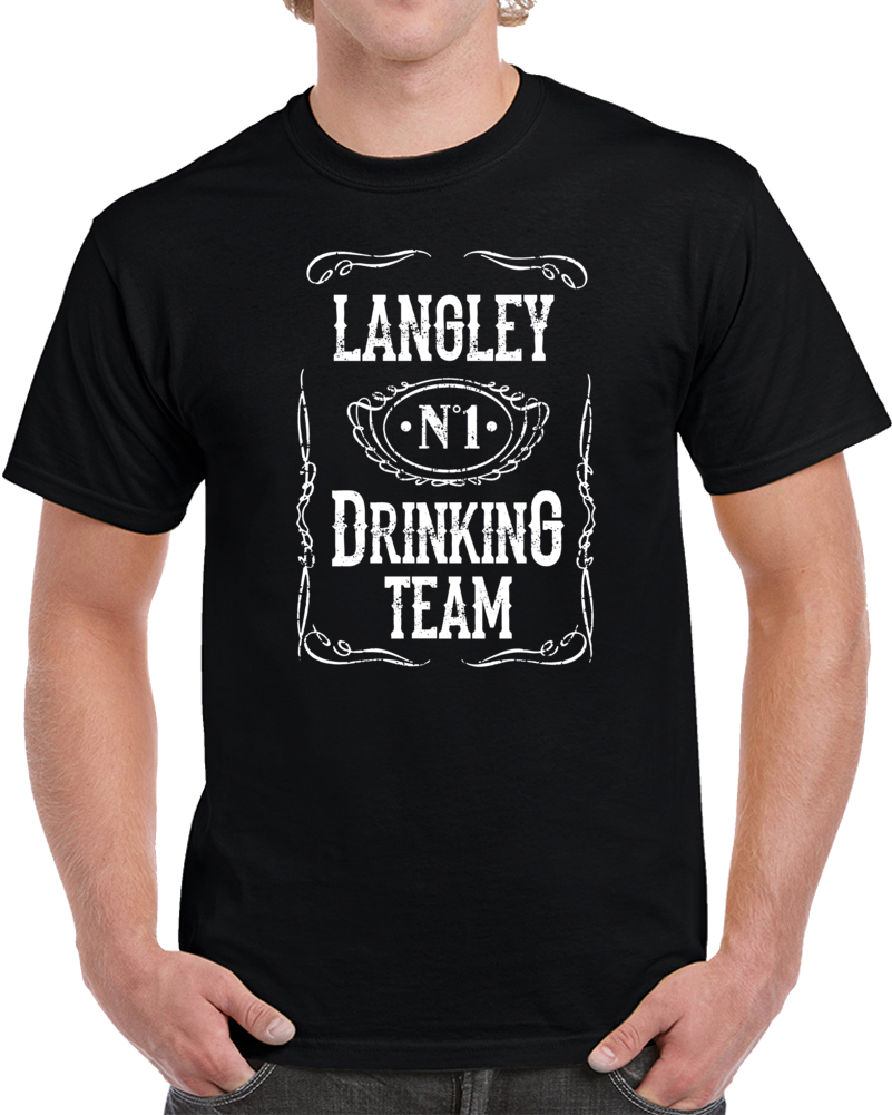 Langley Drinking Team Funny Cia Usa T Shirt