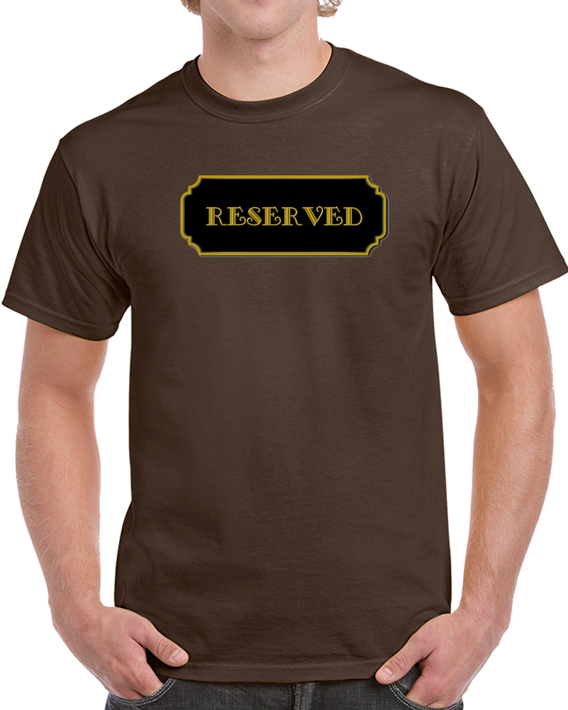 Reserved Chocolate Food Love Fan T Shirt