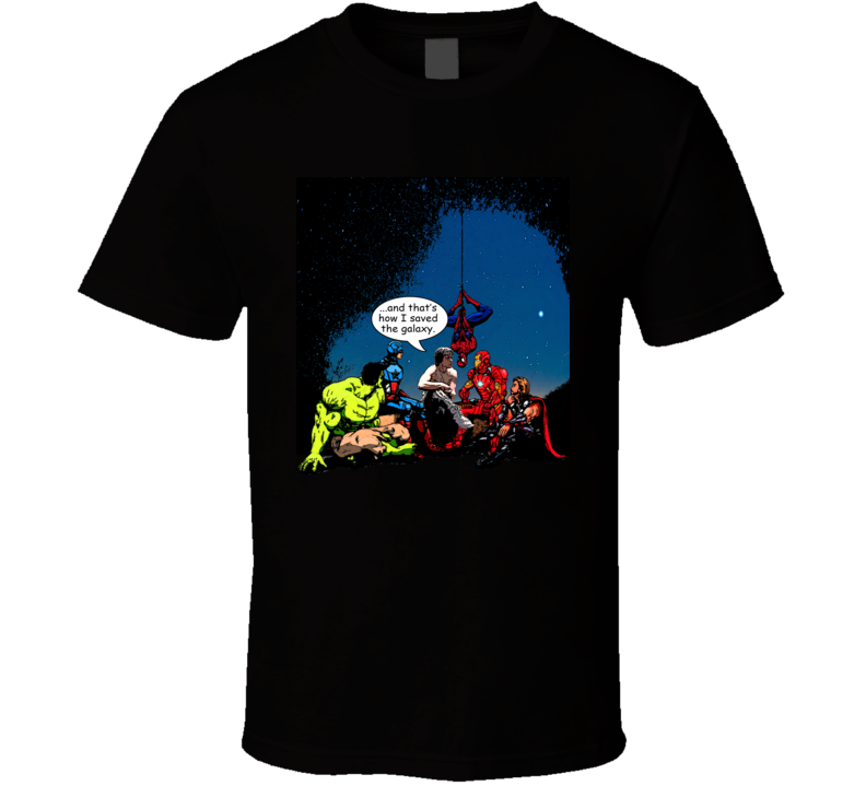 Luke Skywalker Saves The Galaxy Superheroes Star Wars Funny Parody Fanboy Con T Shirt
