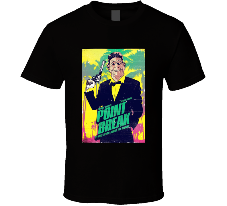 Point Break 80s Patrick Swayze Action Movie Fan T Shirt 