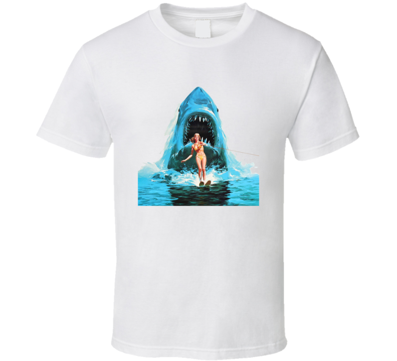 Jaws 2 Shark Cool Inspired Movie Fan T Shirt