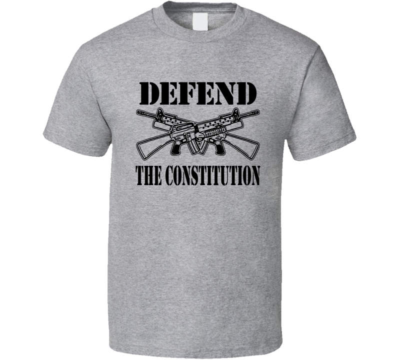 Defend The Constitution Usa Pride Merica 2nd Amendment T Shirt
