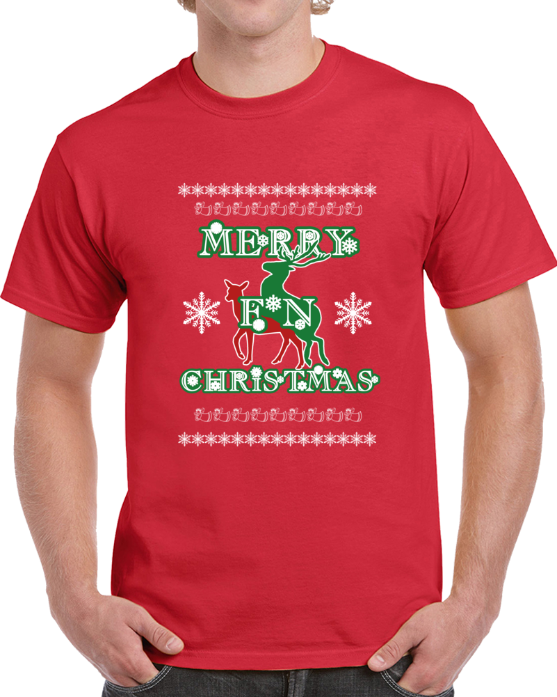 Merry Fn Christmas Funny Ugly Xmas Sweater Inspired T Shirt
