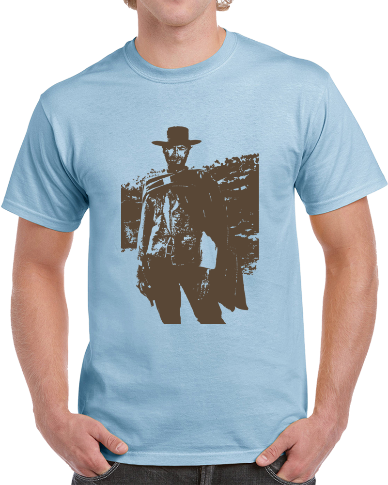 Good Bad Ugly Blondie Cool Clint Eastwood Western Movie Fan T Shirt