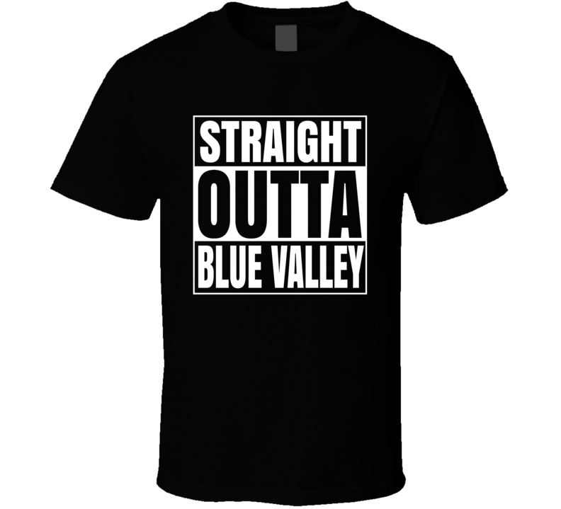Straight Outta Blue Valley Flash Comic Superfan Cool T Shirt