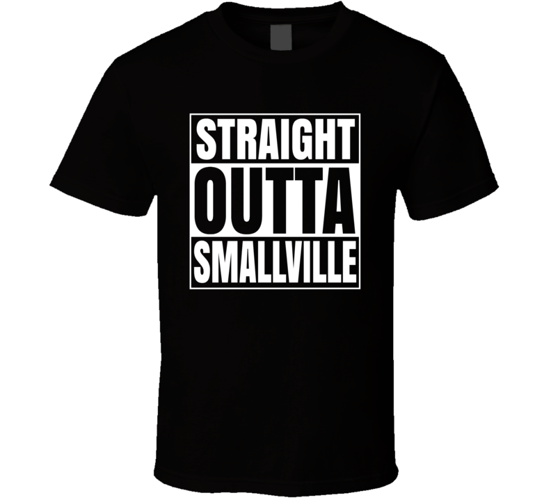 Straight Outta Smallville Superman Comic Superfan Cool T Shirt