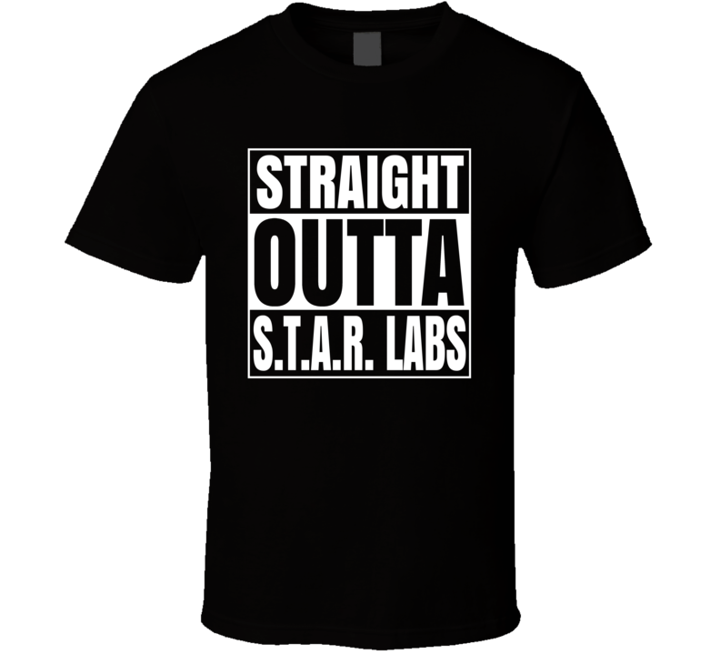 Straight Outta Star Labs Comic Superfan Cool T Shirt