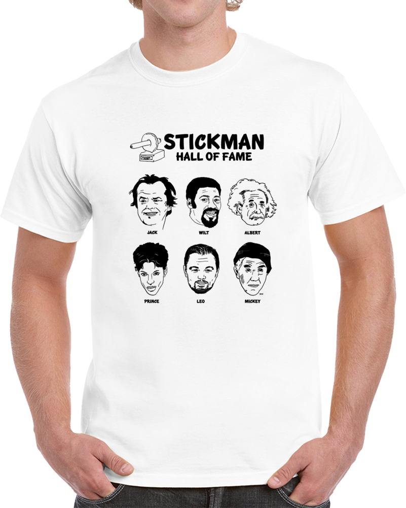 Stickman HOF Funny Cool Celebrity Parody T Shirt