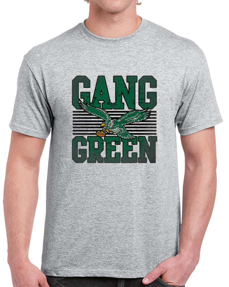Philly Eagles Gang Green Football Super Fan T Shirt