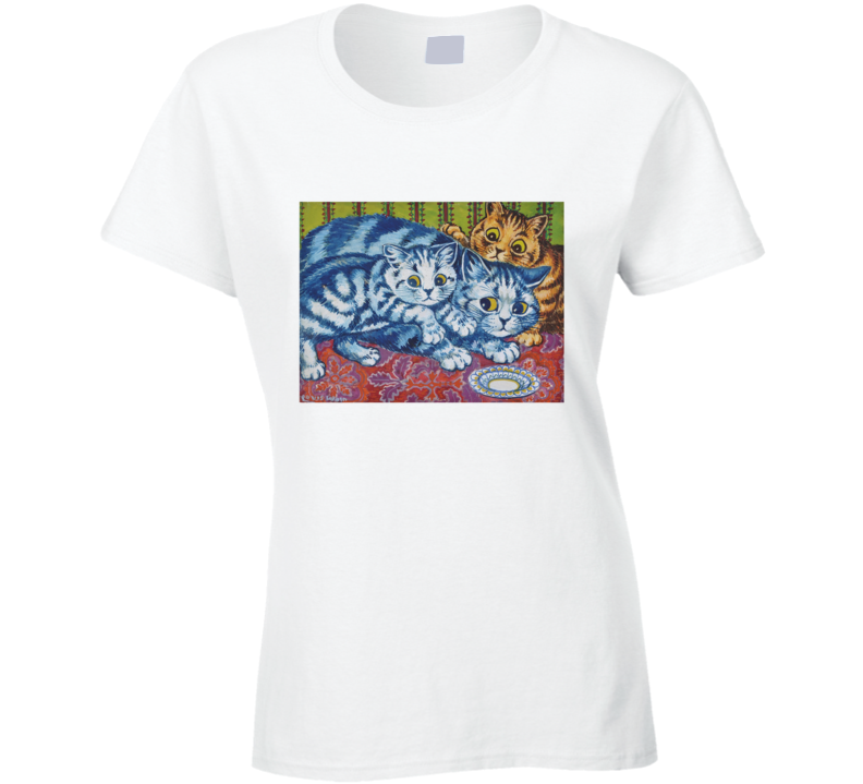 Louis Wain Cats Anthropomorphic Cool Painting On A T Shirt