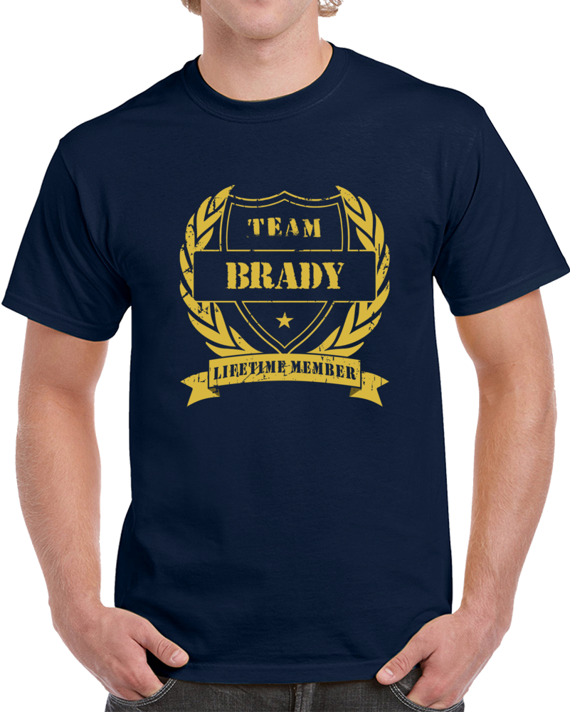Team Brady Tom New England Football Cool Superfan T Shirt