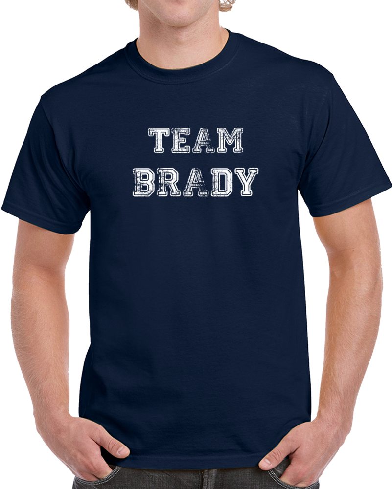 Team Brady Tom Football Patriots Superfan Cool T Shirt