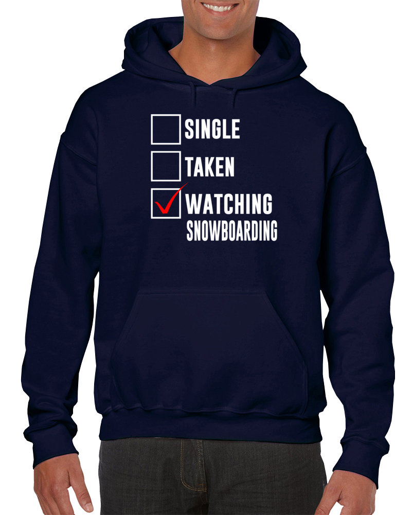 Single Taken Watching Snowboarding 2018 Winter Olympics Fan T Shirt
