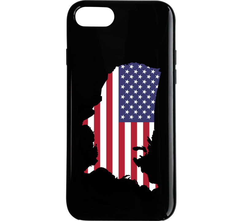 Usa Flag Map United States Of  America Merica Proud Cool Design Phone Case