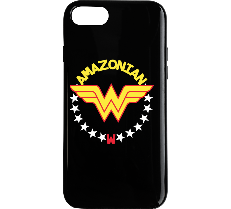 Wonder Woman Amazonian Super Hero Parody Gym Phone Case