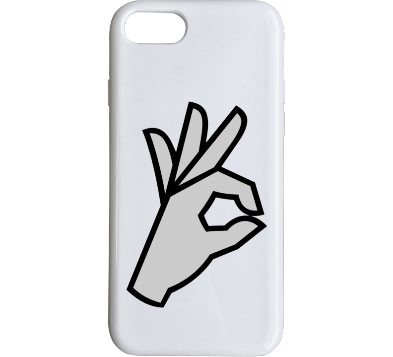 Approved Okay Funny Hand Sign Parody Trending Cool Phone Case