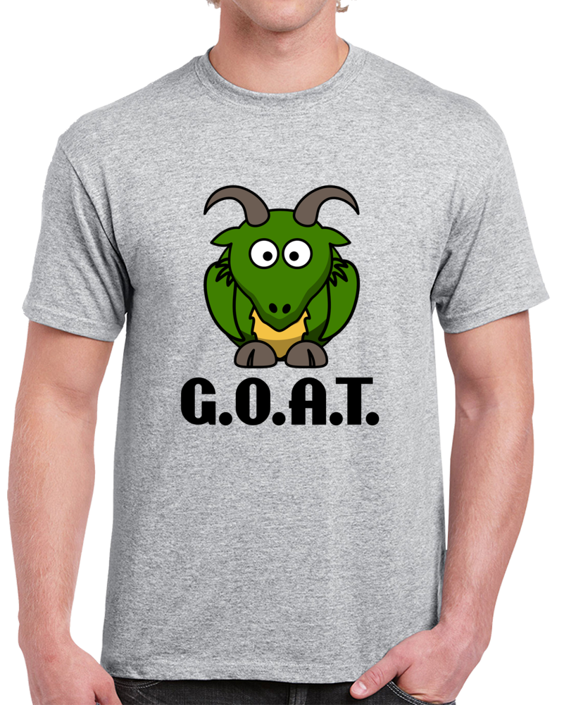 Goat Greatest Of All Time Funny Parody Winning Cool T Shirt