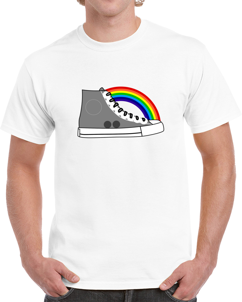 Shoe Life Rainbow Lgbtq Pride Love Peace Cool T Shirt