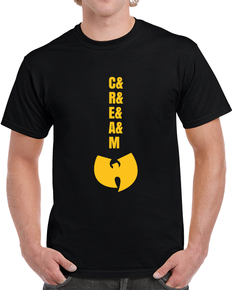 Cream Wu Tang Hip Hop Rap Cash Rules Quote Music Fan Parody T Shirt