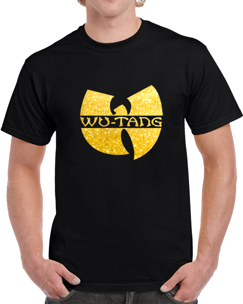 Wu Tang Clan Gold Old School Hip Hop Rap Music Fan Cool T Shirt