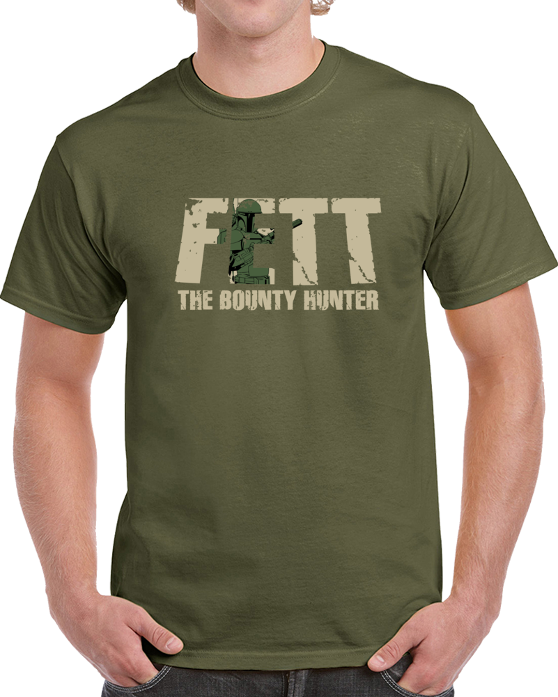 Boba Fett Bounty Hunter Star Wars Fanboy Cool T Shirt